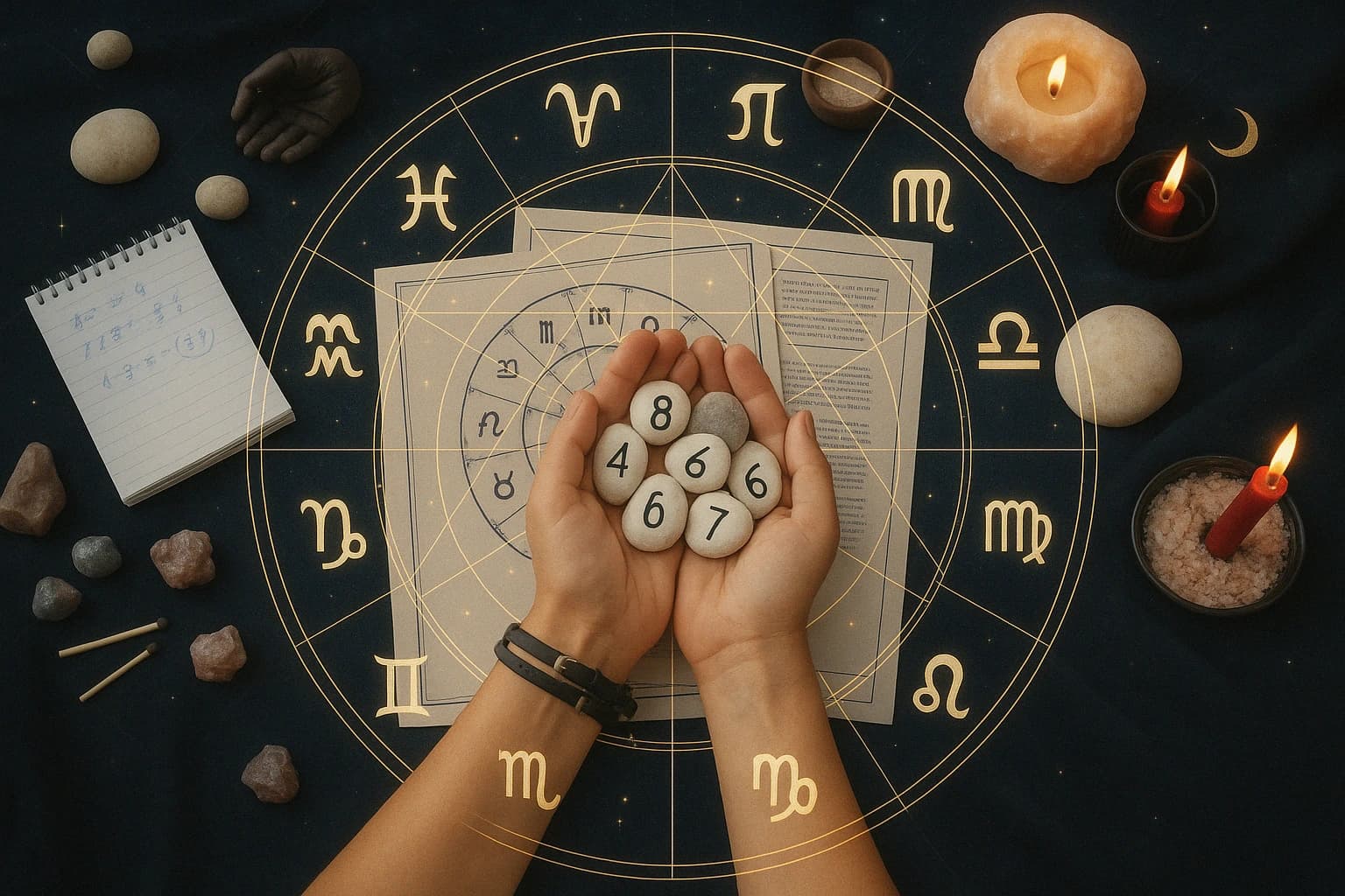 Beratung in Online-Numerologie mit Analyse der Lebenszahlen und astrologischen Symbolen – Manticus Experten